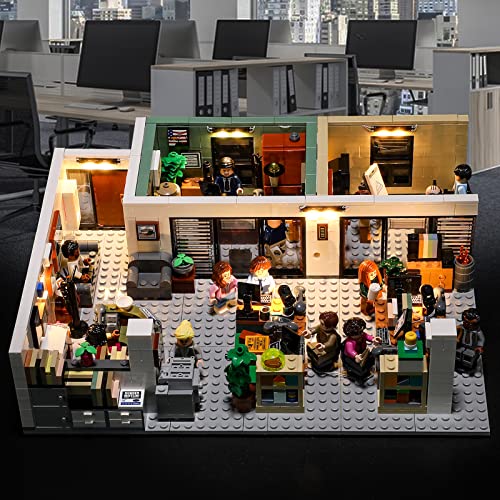 Vaodest LED Light for Lego 21336 The Office Set,Design and Configuration Compatible with Model 21336(LED Light Only, Not Building Block Kit)