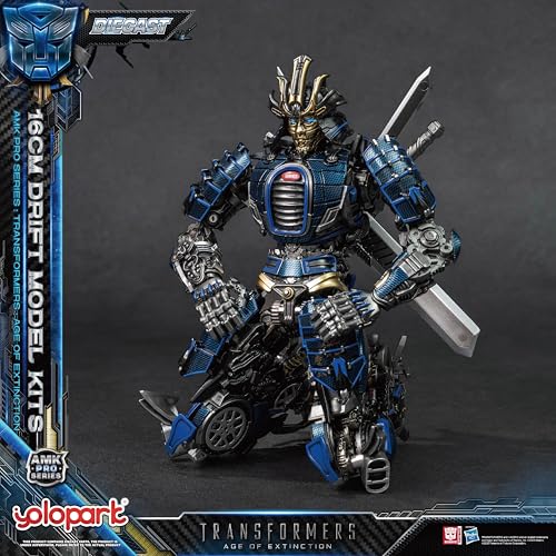 Image of YOLOPARK Transformers Toys Age of Extinction Drift Action Figure,AMK PRO Series 6.3 Inch Highly Articulated Transformers Model Kit for Ages 15 and Up,No Converting