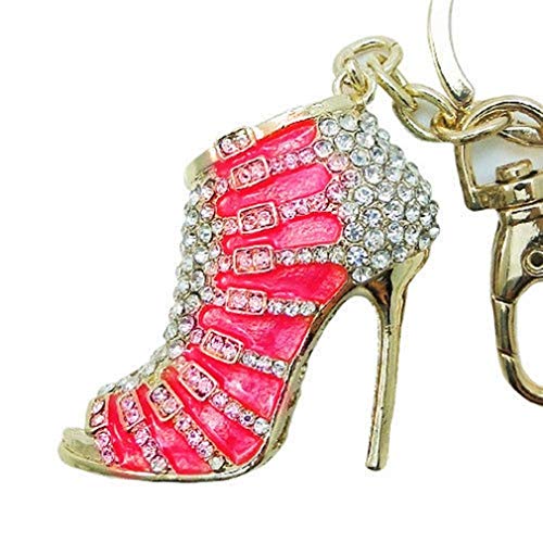 Preisvergleich Produktbild Vektenxi High Heel Schuhe Schlüsselanhänger Strass Schuh Schlüsselanhänger CharmHandbag Schlüsselanhänger Sehr praktisch