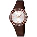 Produktbild Calypso Damenarmbanduhr Quarzuhr Kunststoffuhr mit Polyurethanband analog K5659, Farbe:braun/weiß