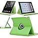SANOXY 360 Degrees Rotating Stand Leather Smart Cover Case for Apple iPad 2, iPad 3, iPad 4 with wake/sleep capability