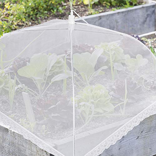 (6Pcs) Large Pop Up Mesh Screen Food Cover For Outdoors,17X17Inches Food Tents Umbrella For Picnics, Bbq, Party, Camping & Outdoor Cooking,Collapsible And Reusable #TOP6