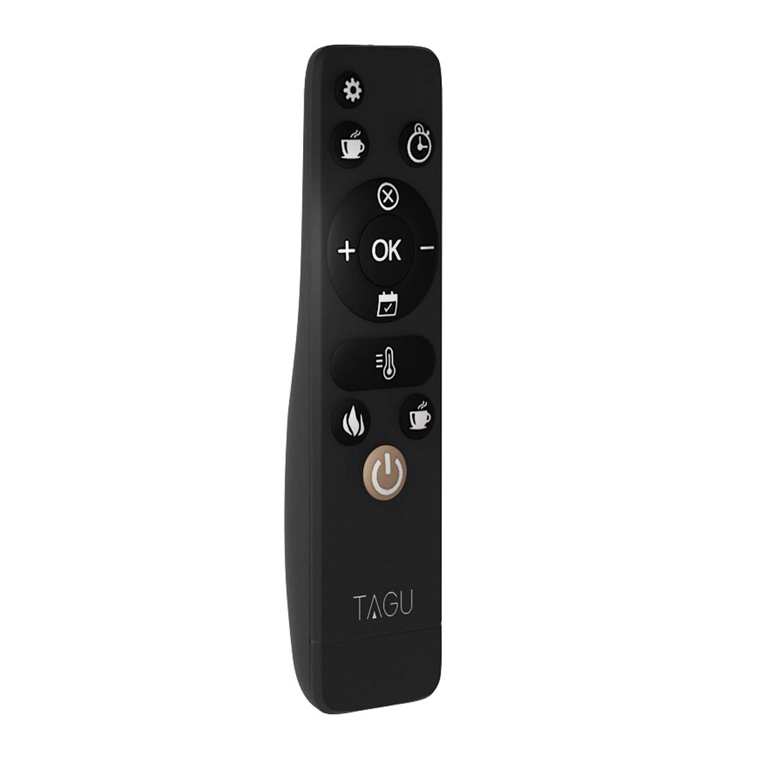 Caminetto elettrico TAGU PowerFlame con riscaldatore, termostato digitale, timer settimanale ed effetto fiamma LED