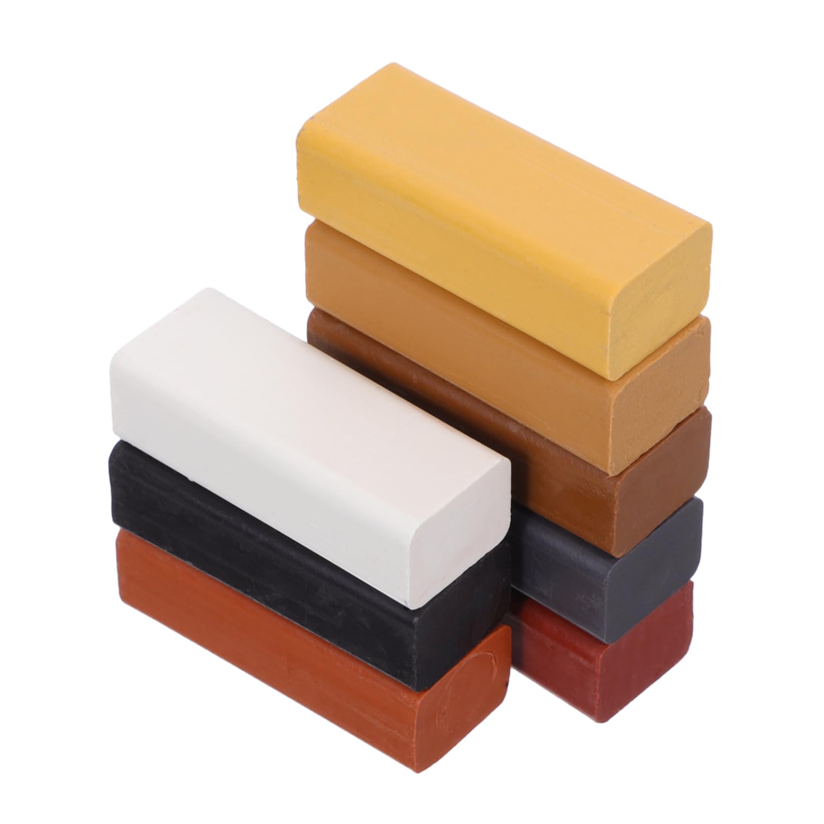 Angoily Wood Floor Wax Filler Sticks 8pcs Hard Furniture Repair Resin Material Versatile for Seamless Finish