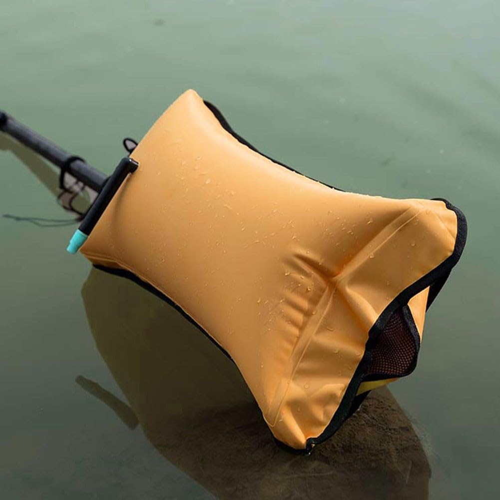 DAZZLEEX Kayak Paddle Board gonfiabile galleggiante bag, design doppio airbag con fibbia a sgancio rapido con striscia riflettente per stabilizzare kayak e tavole gonfiabili