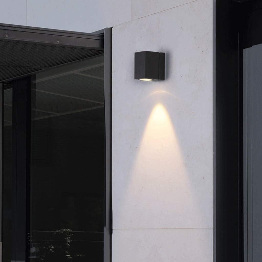 Wall sconces Outdoor Waterproof Chandelier Die-cast Aluminum Hanging Light European-Style Balcony Corridor Courtyard Pendant Lamp Glass Lampshade Outdoor Wall Light Exterior Light Fixture