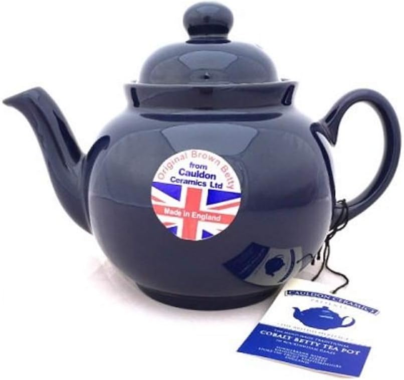 Hand Made Brown Betty 4 Cup Teapot in Cobalt Blue ("Cobalt Betty")