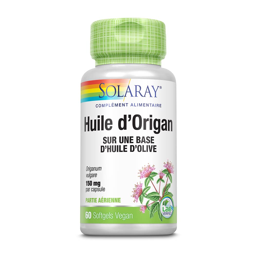 Solaray Huile d'Origan 60 Capsules