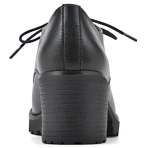 Image of WHITE MOUNTAIN Women's Shoes Bourbons Block Heel Oxford Loafer