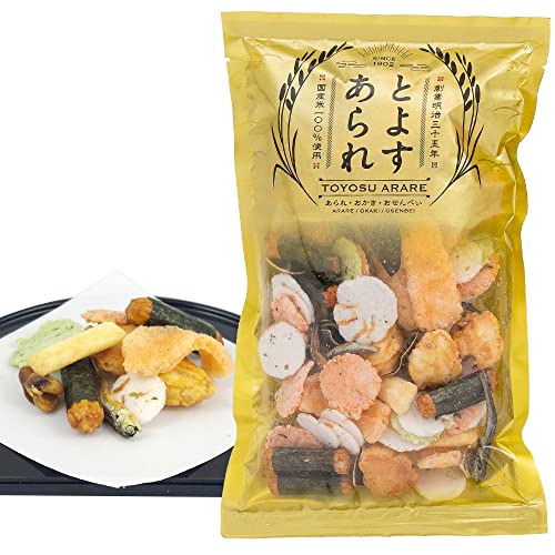 とよすあられ 国産米使用 おかきミックス×10袋入手提袋なし オリジナル 贅沢 小袋 贈り物