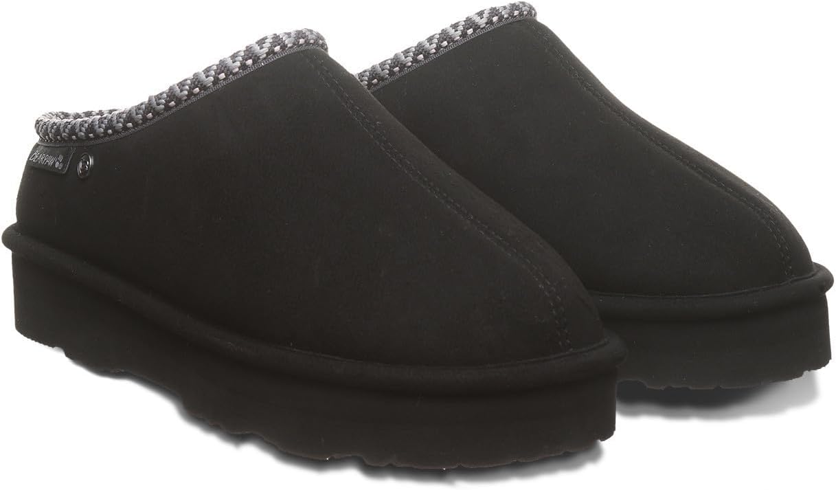 BEARPAW Women's Martis Vegan Black/Black Size 12 | Women's Slipper | Women's Shoe | Comfortable & Lightweight - Image 7