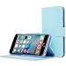 Snugg Leather Wallet Case for Apple iPhone 6 - Baby Blue