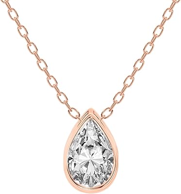 Diamond Pendant Necklace For Women | 1 Carat - 3 Carat IGI Certified Lab Grown Diamond | Globe Slider Lab Diamond Pendant Necklace In 14K & 18K White, Yellow & Rose Gold | FG-VS1-VS2 Quality | Friendl