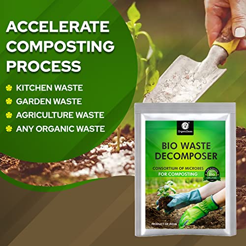 Image of OrganicDews Bio Waste Decomposer (250 g) - Microbial Inoculum Accelerate Decomposition of Organic Kitchen Waste into Compost 250 g