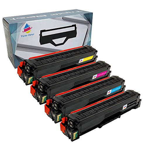 Triple Best Compatible Toner Cartridge Replacement for Samsung CLT-K504S,CLT-C504S,CLT-Y504S,CLT-M504S CLP-415NW CLX-4195FW CLP-415N CLX-4195FN CLX-4195N Xpress C1810W C1860FW (4 Pack)