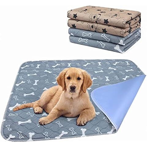 AK KYC Large Puppy Training Pads (80x90cm) 2 Pack Machine Washable Pee Pads for Dogs Super Absorbency Pet incontinence pads Cover