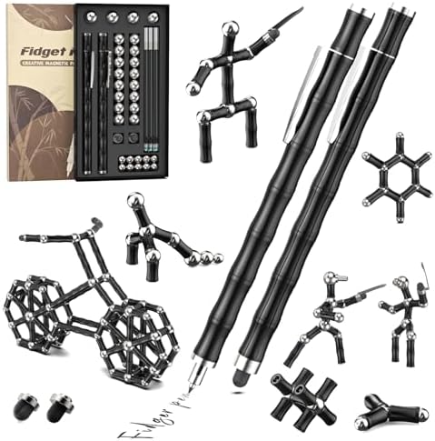 Tigerhu Bolígrafo Magnético, Divertido Juguete Antiestrés ultifun...