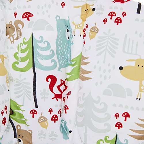 Image of 4moms RockaRoo and MamaRoo Little Forest Infant Insert, Machine Washable, Soft, Plush Fabric, Reversible Design