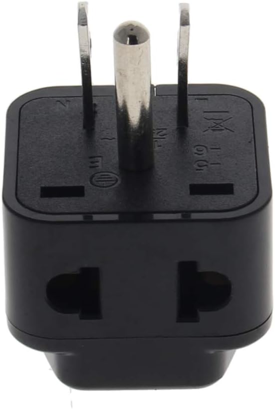 Fielect 3Pcs European Travel Plug Adapter EU Plug to Universal Plug Adapter AC110-250V 10A Universal to European EU Power Socket Adapter Converter