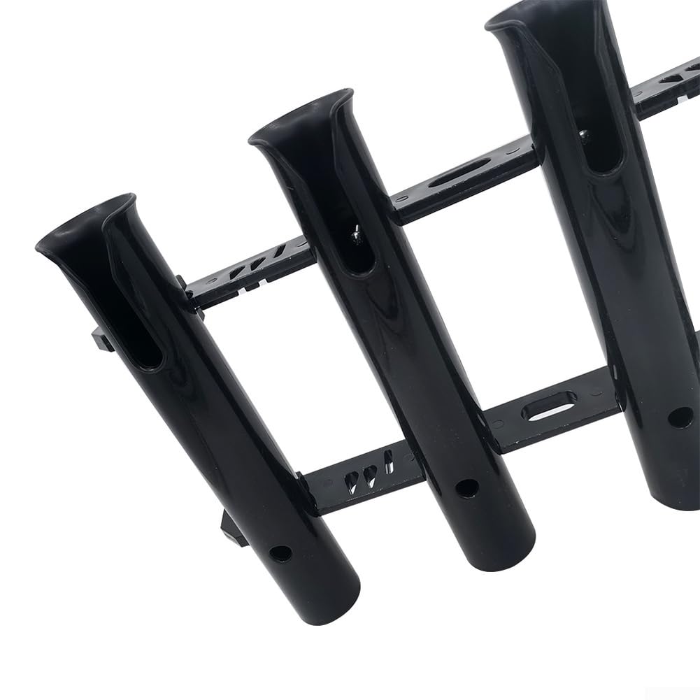 Supporto per canna da pesca, supporto per barca, in plastica resistente, accessorio per ponte, adatto per mulinelli rotanti, 475 x 305 mm