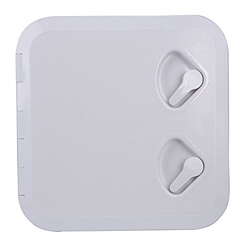 Amarine Made Marine Deck Hatch Boat Deck Hatch Access Hatch & Lid 14-1/2" X 14-5/8" - White - 370Mmx375Mm #TOP2