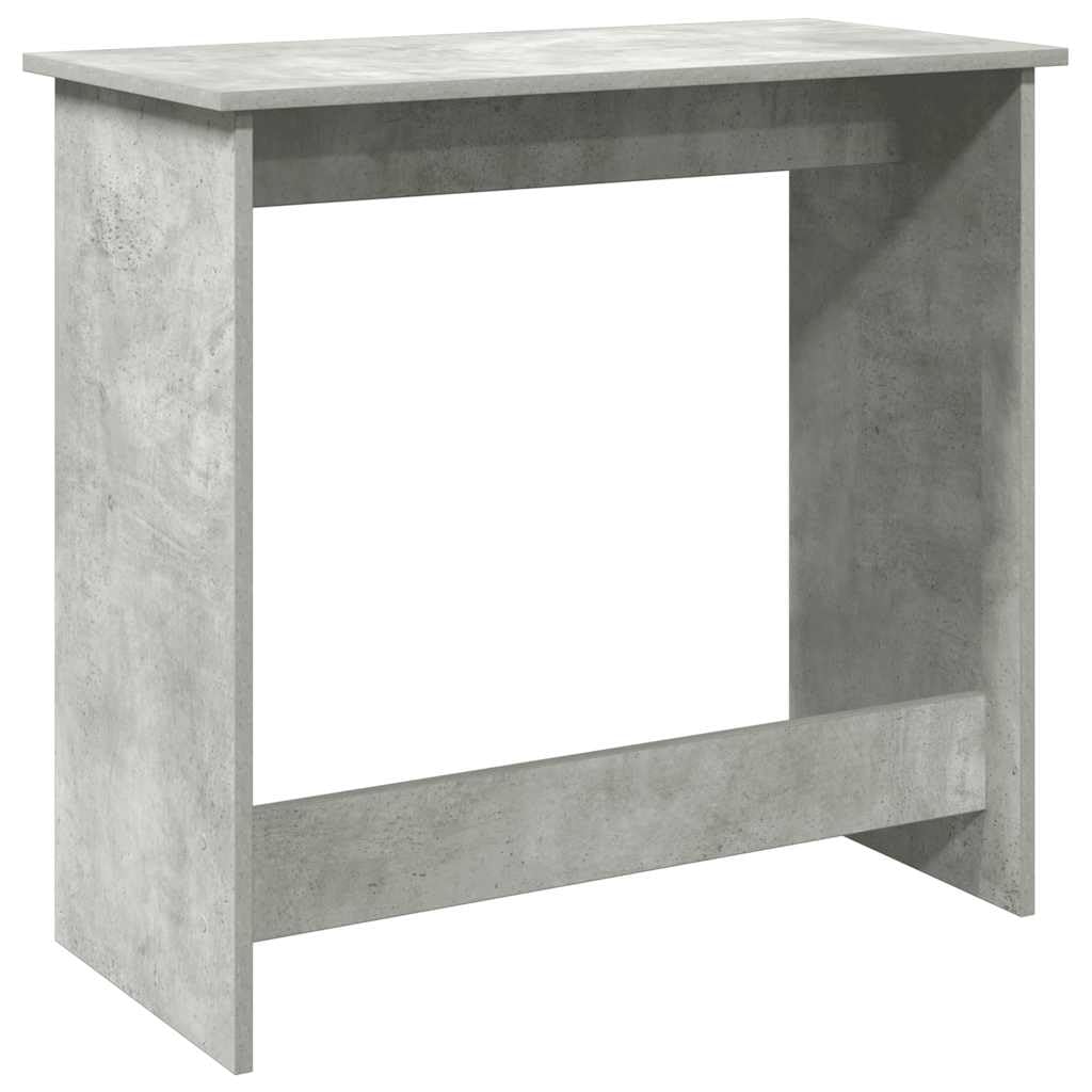 Scrivania Grigio Cemento 80x40x75 cm in Legno Ingegnerizzato | Tavolo compatto e moderno per camera da letto, soggiorno o studio. Ideale come postazione PC o scrittoio.
