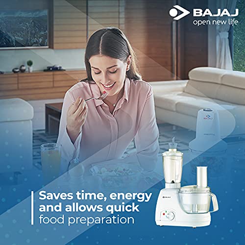 Bajaj FX7 600Watt Food Processor (White) APSRETAIL