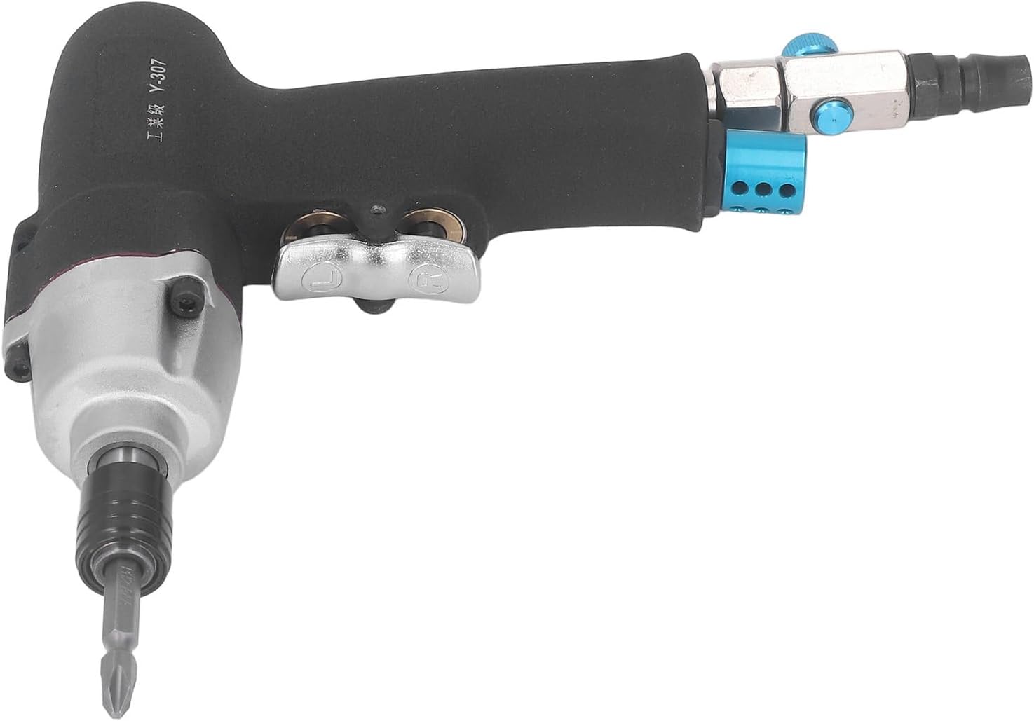 Pneumatic Screwdriver 1/4in Industrial Air Screw Driver Impact Wrench Tool Straight Hand Reversible