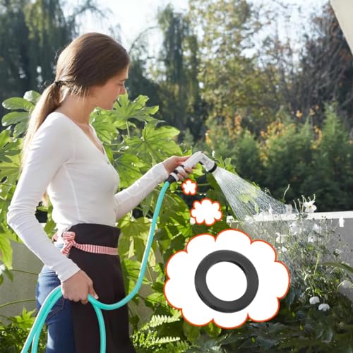 SWTYExt 1 Zoll Dichtungen Sanitär 30 Stück Dichtungsringe Flachdichtung Dichtringe Gummi Wasserhahn Dichtung Unterlegscheiben Schwarz für Dichtung Duschkopf Waschbecken Ablauf Gardena Poolpumpe Pool