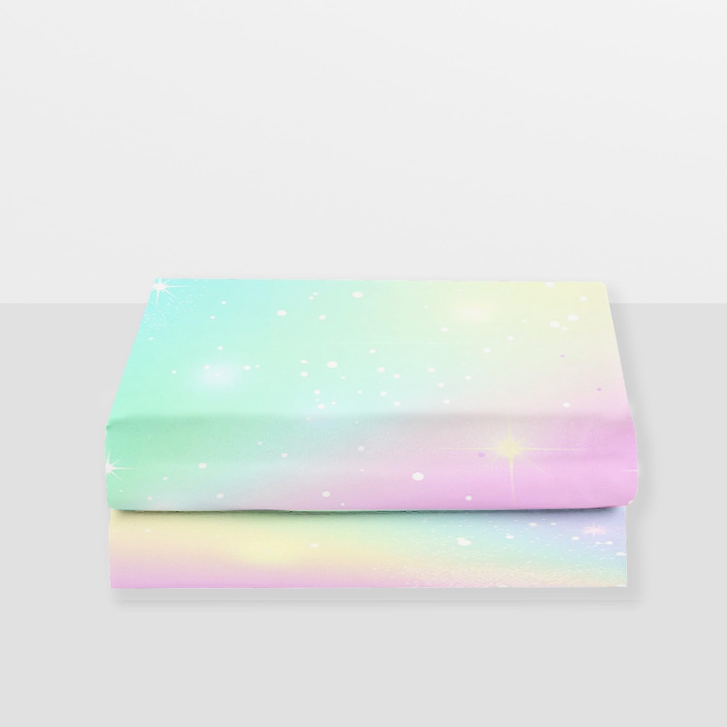 Lenzuolo con angoli arcobaleno con sfondo sfumato Lenzuola con angoli in morbida microfibra spazzolata di facile manutenzione 160 x 200 + 30 cm Lavabili in lavatrice