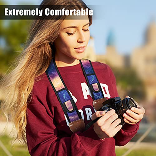 Fintie Camera Strap For All Dslr Camera, Universal Neck Shoulder Belt With Accessory Pockets For Canon, Nikon, Sony, Pentax, Galaxy #TOP1