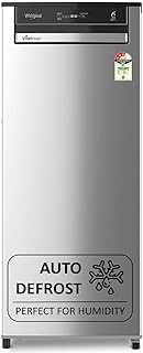 Whirlpool 192 L 3 Star Vitamagic PRO Frost Free Direct-Cool Single Door Refrigerator (215 VMPRO PRM 3S RADIANT STEEL-Z Fridge, Silver, Auto Defrost Technology)
