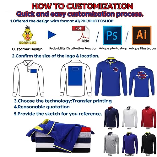 Add Your Own Text Image Picture Photo Design Men Polo Shirt Custom Man Work Shirt Personalized Shirt2