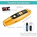 Electronic Whistle Rechargeable for Referees Coaches Teachers Electric Whistle Handheld Whistles with USB Charging for Outdoor Sports Games Emergency Whistle with Lanyard 4 Tones High Volume, Yellow