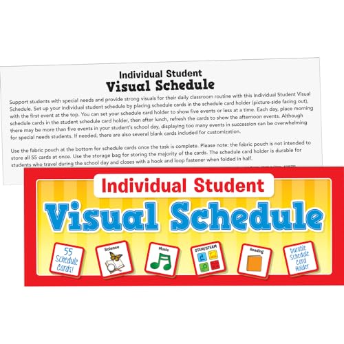 Individual Student Visual Schedule - 1 holder, 55 cards - Image 7