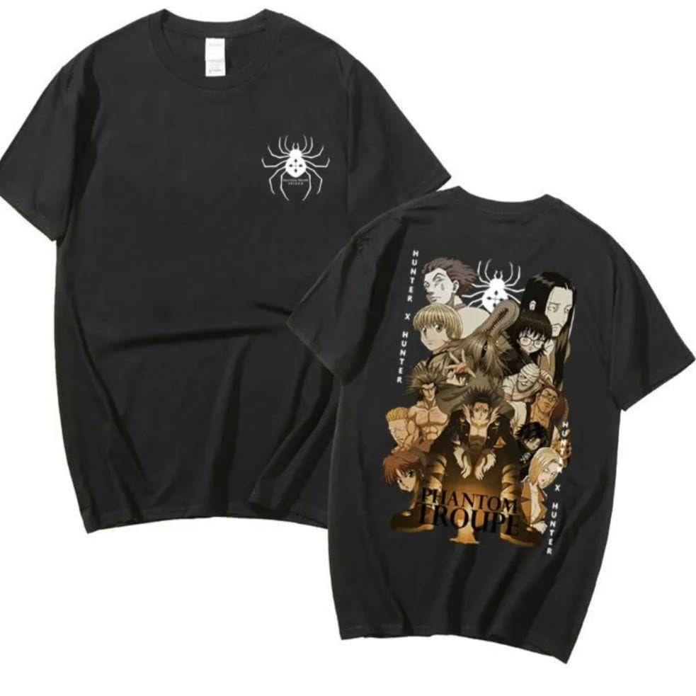 Amazon.co.jp: HUNTER × HUNTER Tシャツ 幻影旅団 クロロ ヒソカ L