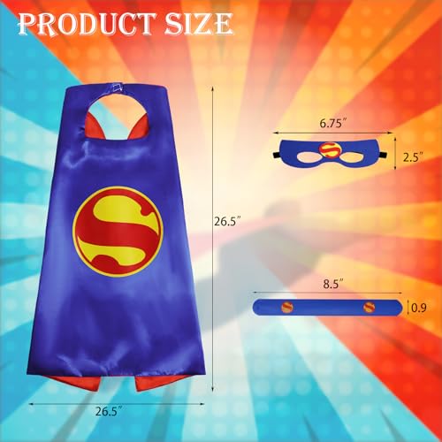 Shampin Superhero Capes And Masks For Kids Bulk,Kids Costumes For Boys Girls thumb #6