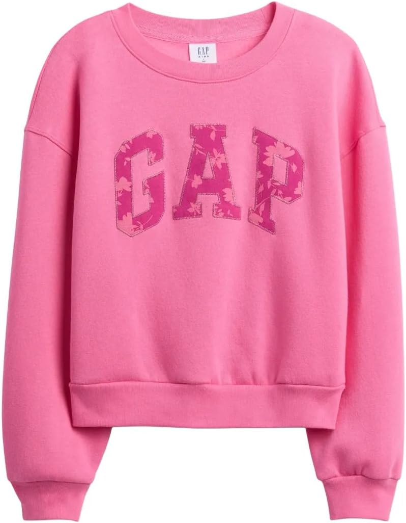 GAP girls Logo Relaxed Crew
