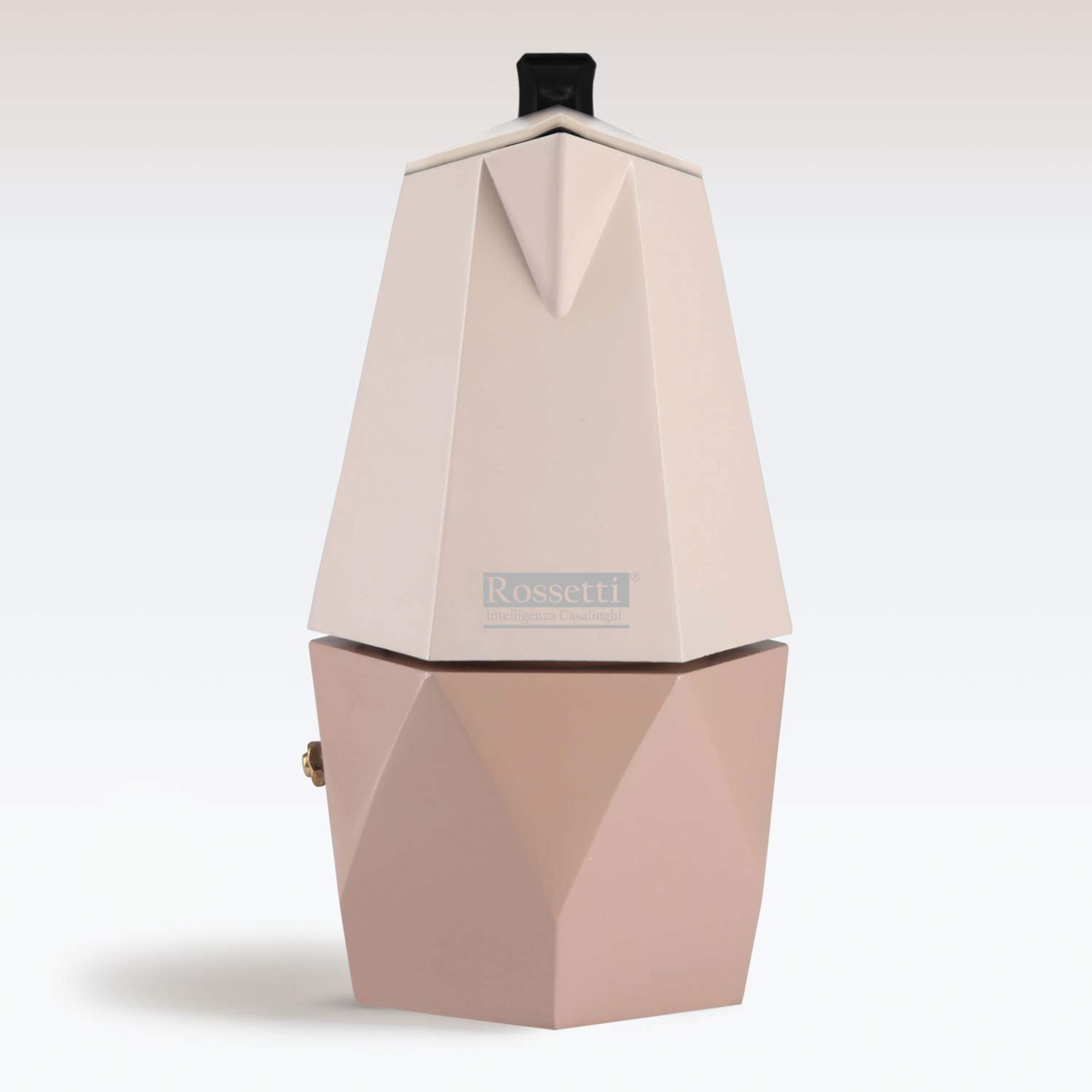 Rossetti® MokArt | Italian 4 Cup Espresso Maker | Moka Stovetop Coffee Maker Pot | Cafe Creme