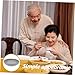 HONMEET Suction Base Dining Plate for Seniors Spillproof Unbreakable Scoop Dish Self Feeding Bowl for Elderly Disabled Easy to Clean Portable Tableware