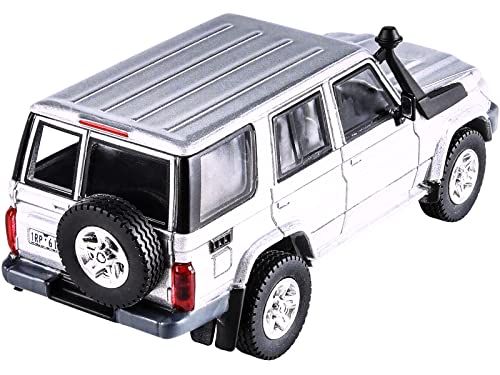 Land Cruiser 76 Silver Pearl 1/64 Modelo de Auto Diecast miniatura 3