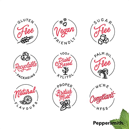 Peppersmith Strawberry Dental Mints 12X15G #TOP3