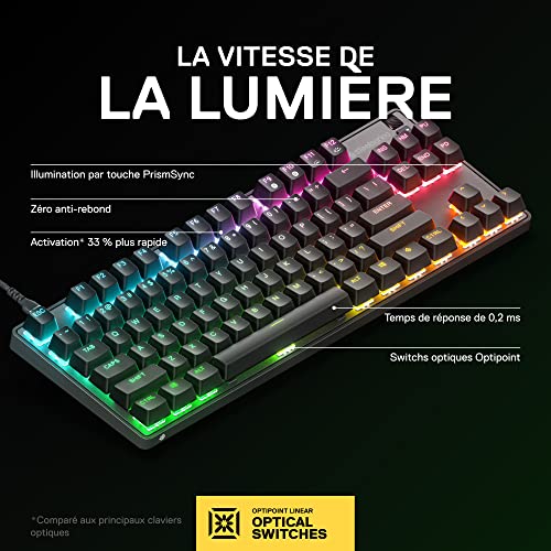 Clavier gamer Apex 9 TKL - vue 3