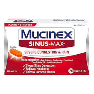 UPC 363824201207 product image for Mucinex Sinus-Max Severe Congestion Relief Caplets, 20 Count (B009XQHQS6) | upcitemdb.com