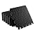 Yes4All Interlocking Exercise Foam Mats with Border – Interlocking Floor Mats for Gym Equipment – Eva Interlocking Floor Tiles (12 Square Feet, Black)