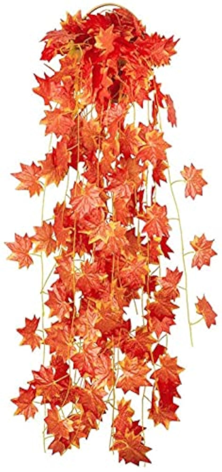 Hanging Vines Artificial Fall Maple Leaves Garland