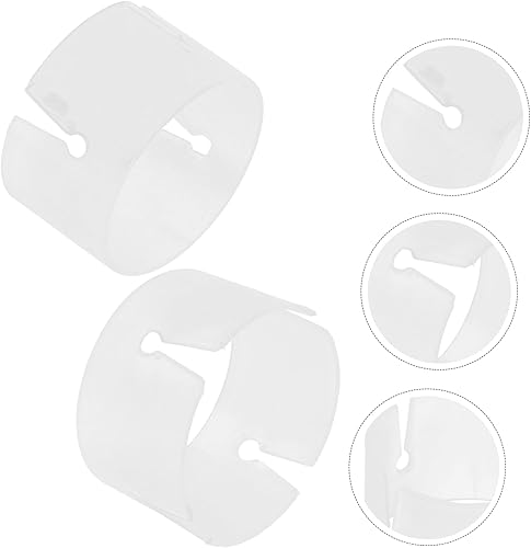 Miniatura 8 de ibasenice Juego de 100 piezas de hebilla de globo para decoración de fiestas, juego de hebilla de anillo de globo, fácil de usar y estable