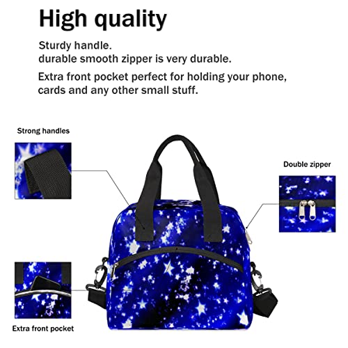 Fantasy Star Insulated Lunch Bag Women Reusable Lunch Tote For Adult Men Adjustable Shoulder Strap Cooler Durable Lunch Box For Office Work Picnic Travel #TOP5