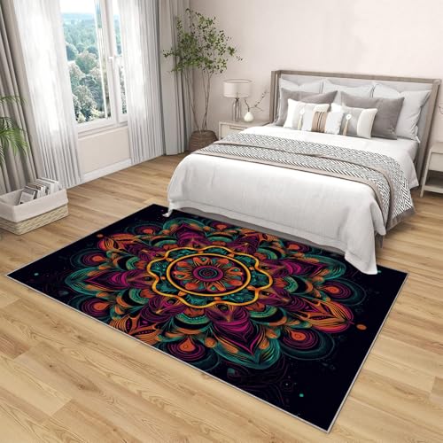 Tapis de sol moderne lavable antidérapant moquette salon - 4