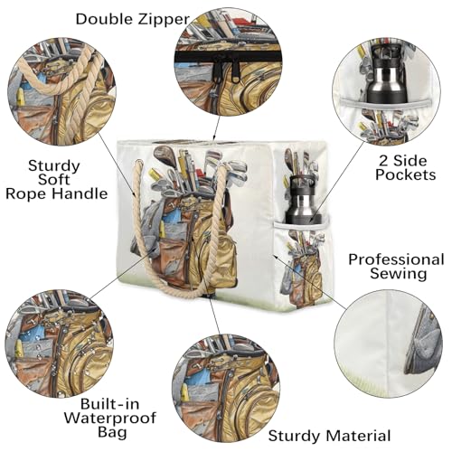 Tote Beach Bags for Women with Zipper Large Waterproof Sandproof Swim Pool Gym Travel Bag3